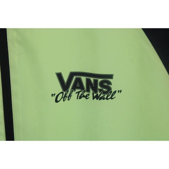 VANS MENS XL OFF THE WALL ANORAK WATER REISTANT HOODED CHECKEROARD JACKET NEON - Picture 3 of 9